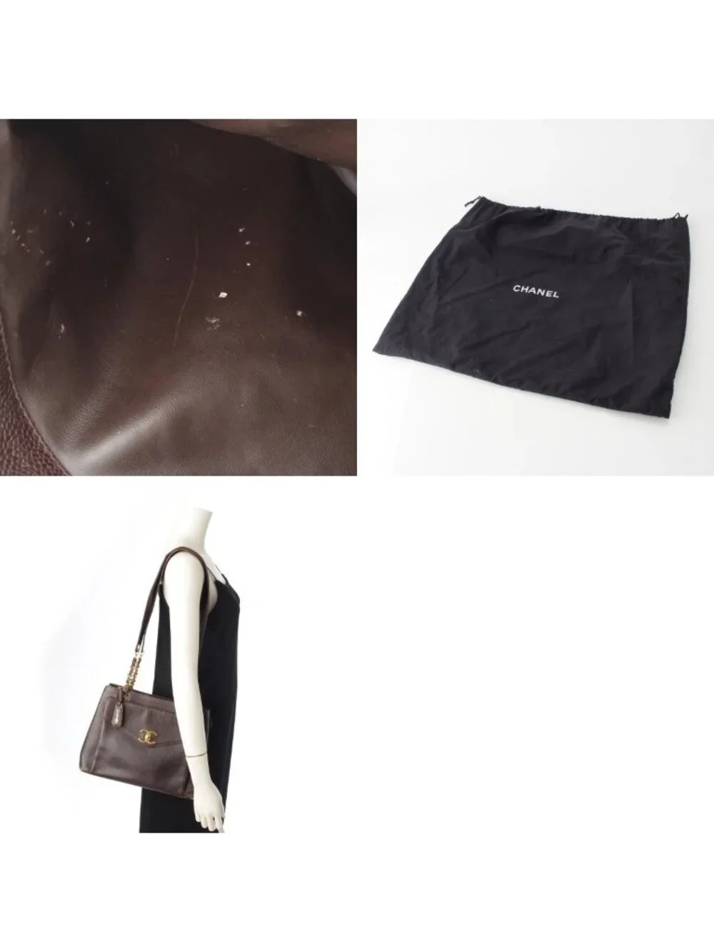 Chanel Caviar Leather Shoulder